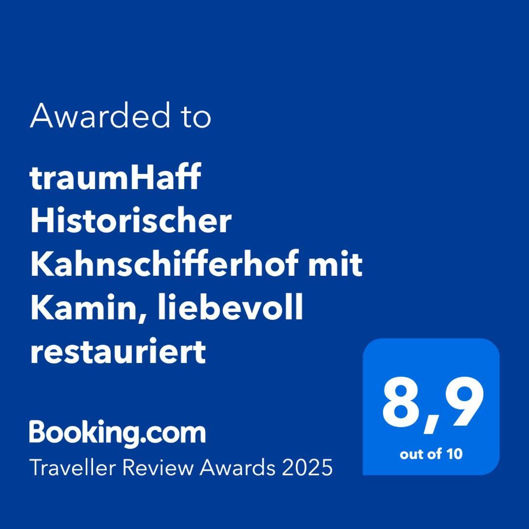 Traumhaff Historischer Kahnschifferhof Mit Kamin, Liebevoll Restauriert Vogelsang-Warsin Экстерьер фото